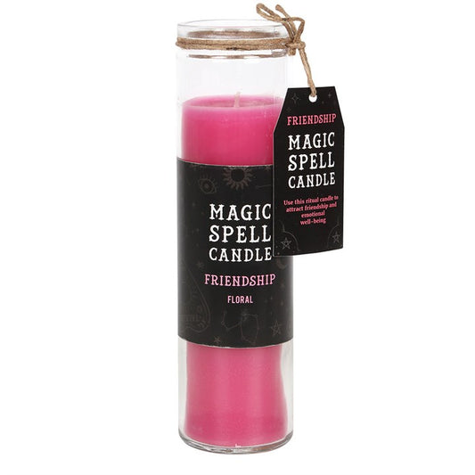 Friendship Floral Magic Spell Tube Candle