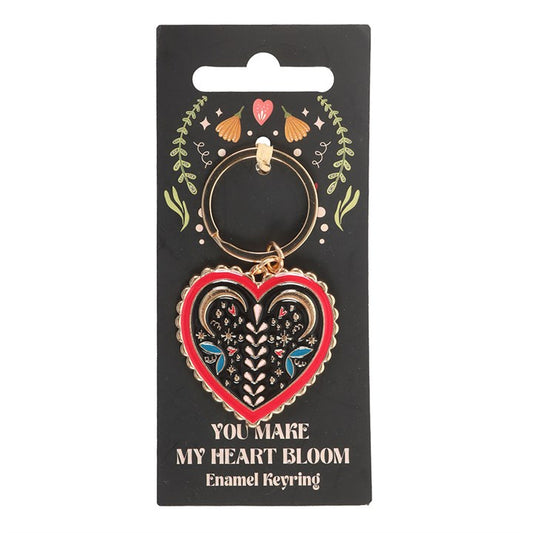 Folk Heart Keyring