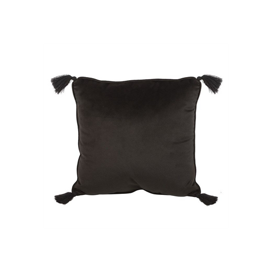 35cm Square Black Astrology Wheel Cushion