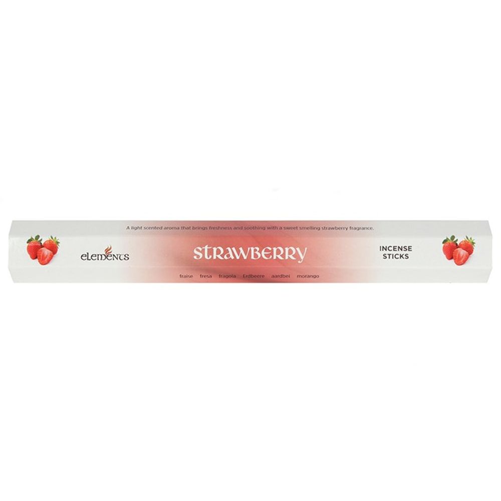 Set of 6 Packets of Elements Strawberry Incense Sticks
