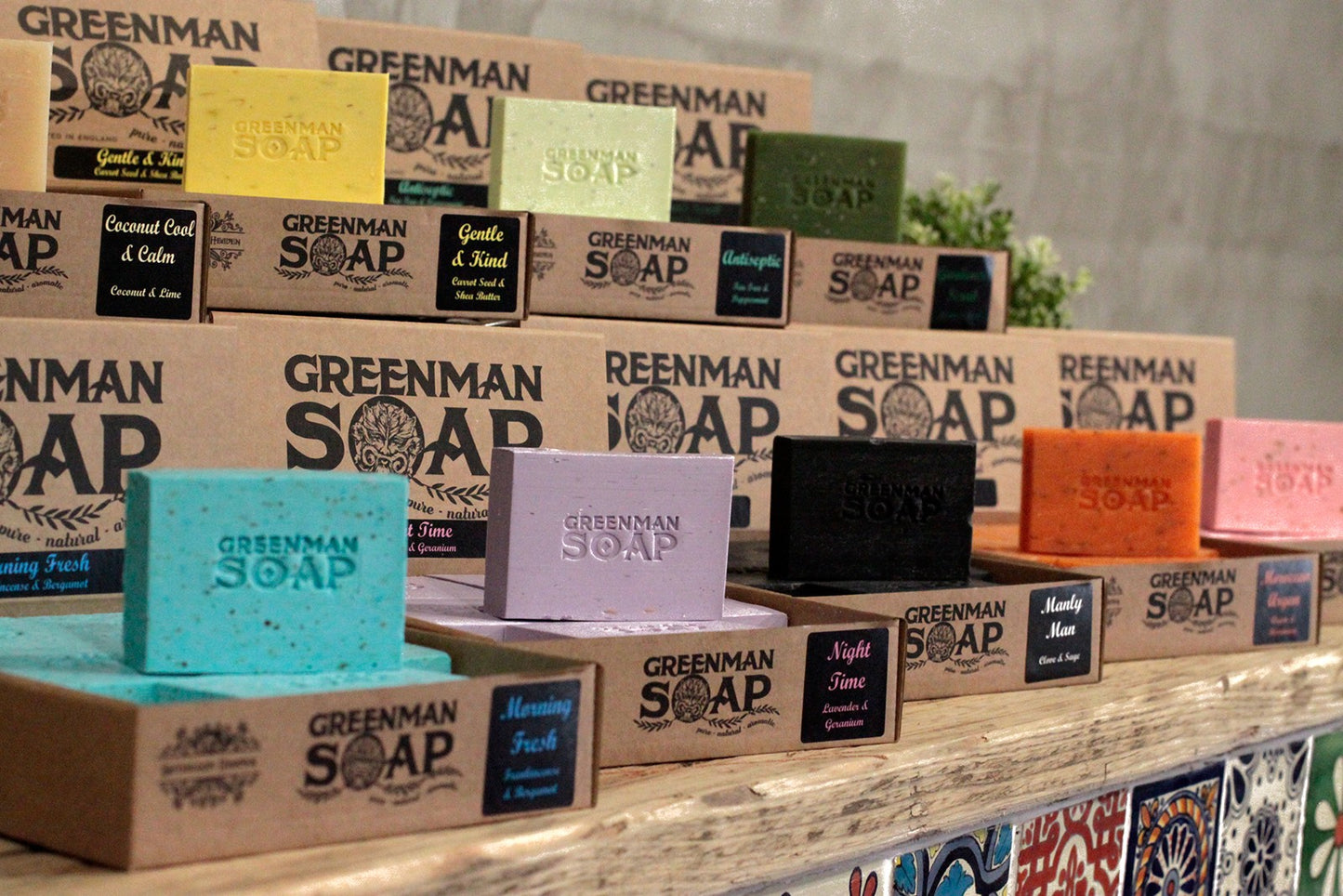 Manly Man Greenman Soap Slice 100g
