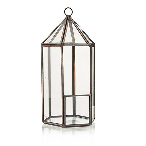 Lantern Shape Glass Terrarium