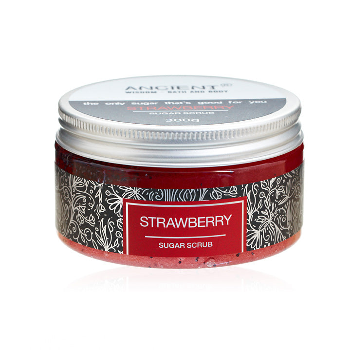 Strawberry Fragranced Sugar Scrub 300g