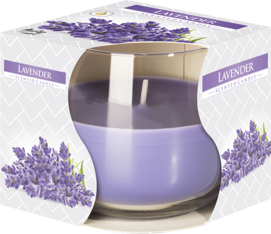 Lavender Scented Glass Jar Candle