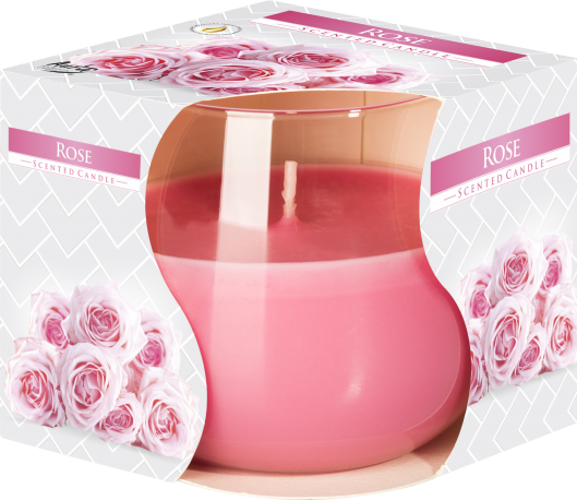 Rose Scented Glass Jar Candle