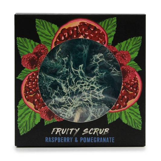 Raspberry & Pomegranate Fruity Scrub Soap on a Rope