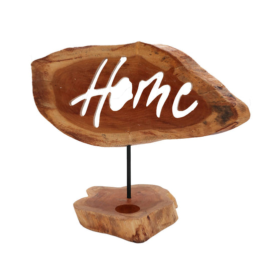 Home Candle Holder Sign