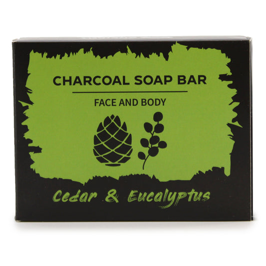 Eucalyptus & Cedarwood Charcoal Soap 85g