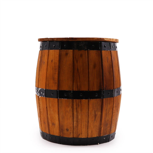 Beer Barrel Stool in a Natural Finish