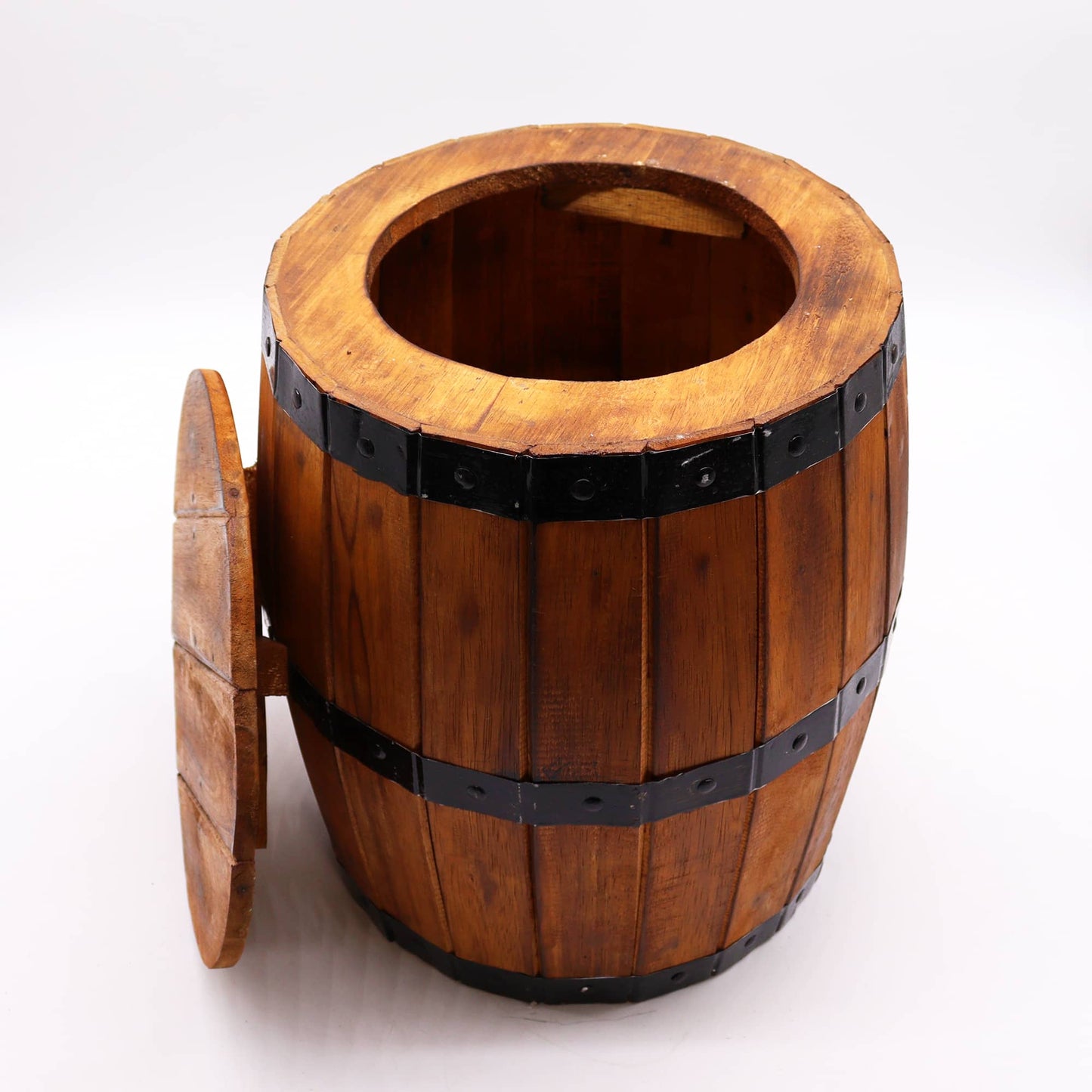 Beer Barrel Stool in a Natural Finish