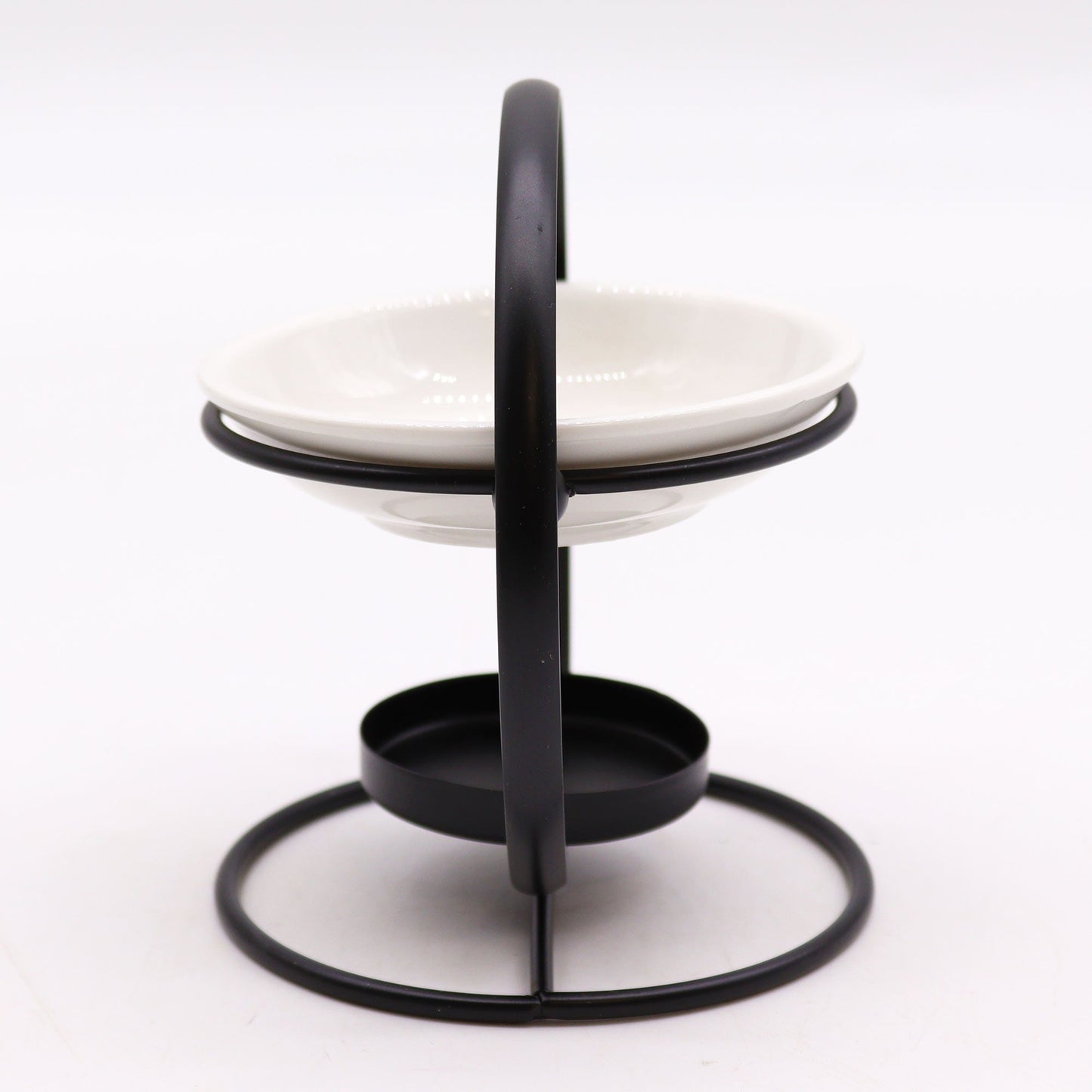 Ceramic & Metal Round Stand Oil Burner