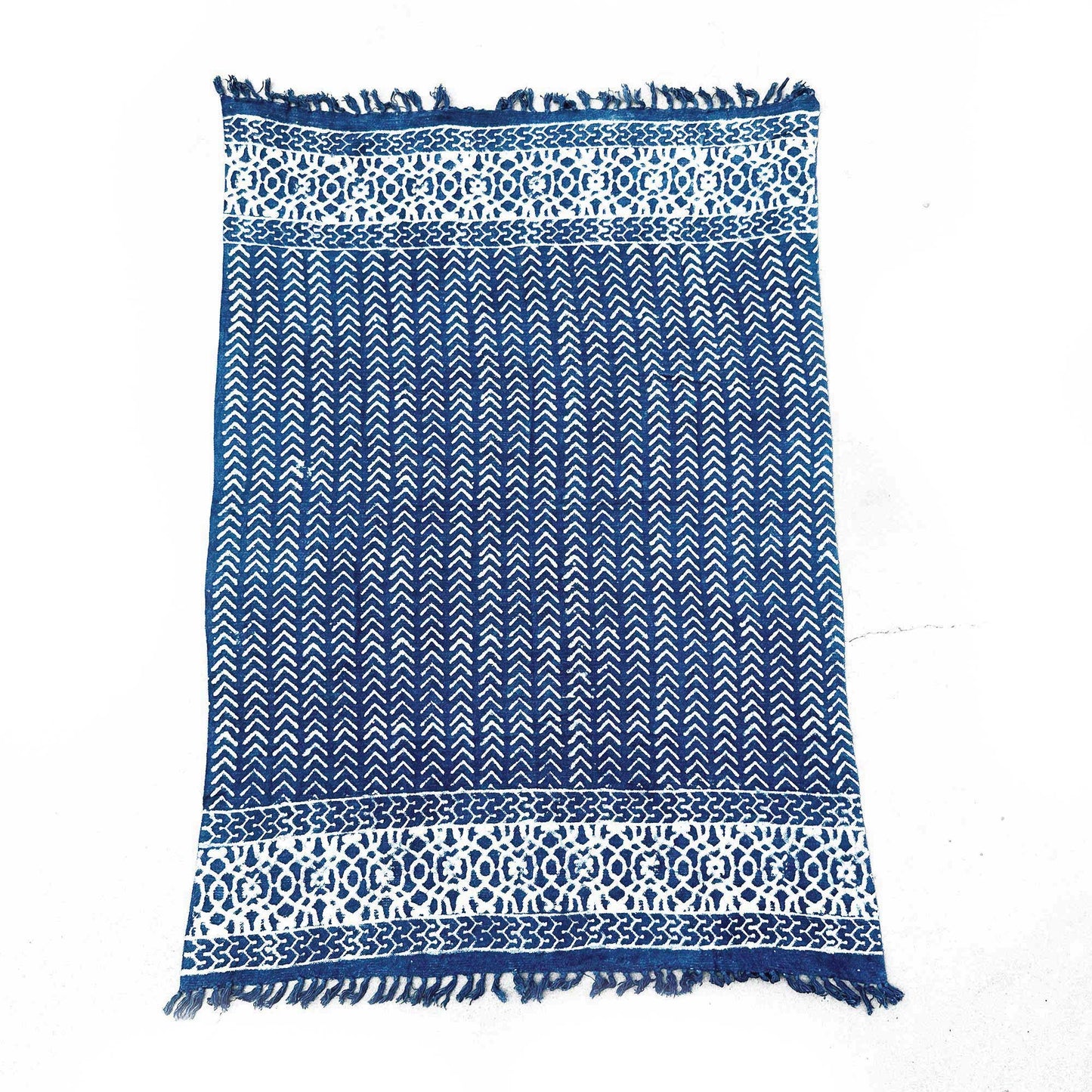 Handmade Indigo Throw - Seedha Arrows