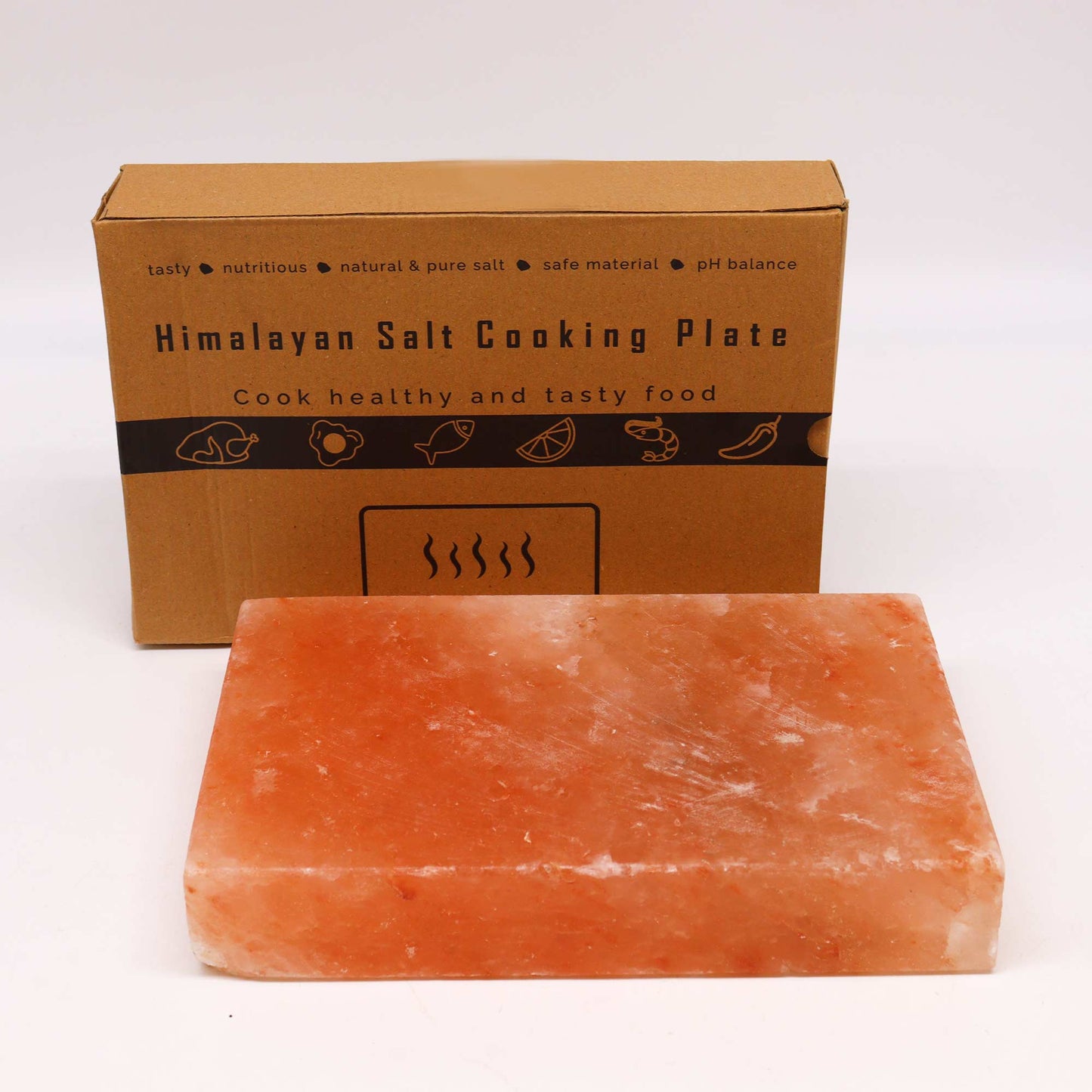 Rectangular Himalayan Salt BBQ Cooking Plate - 30x20x5cm