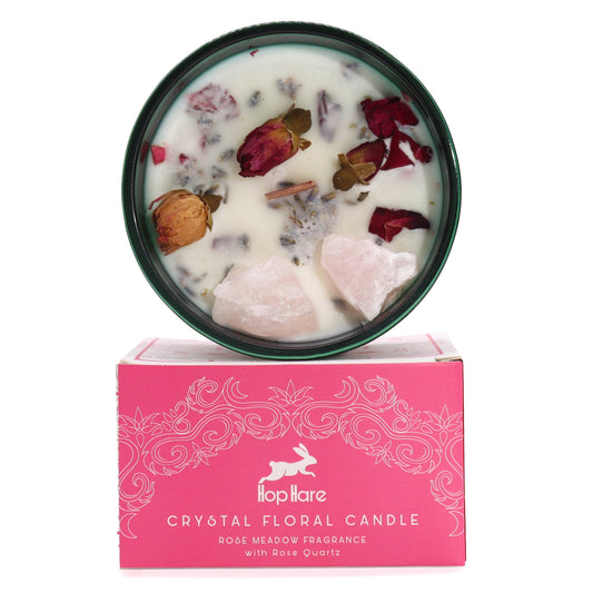 Crystal Magic Flower Candle - The Lovers