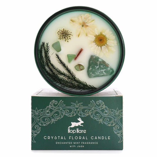 Crystal Magic Flower Candle - The Magician