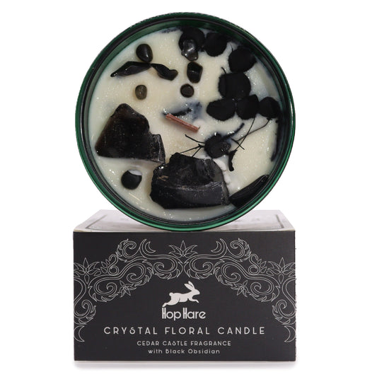 Crystal Magic Flower Candle - The Knight of Swords