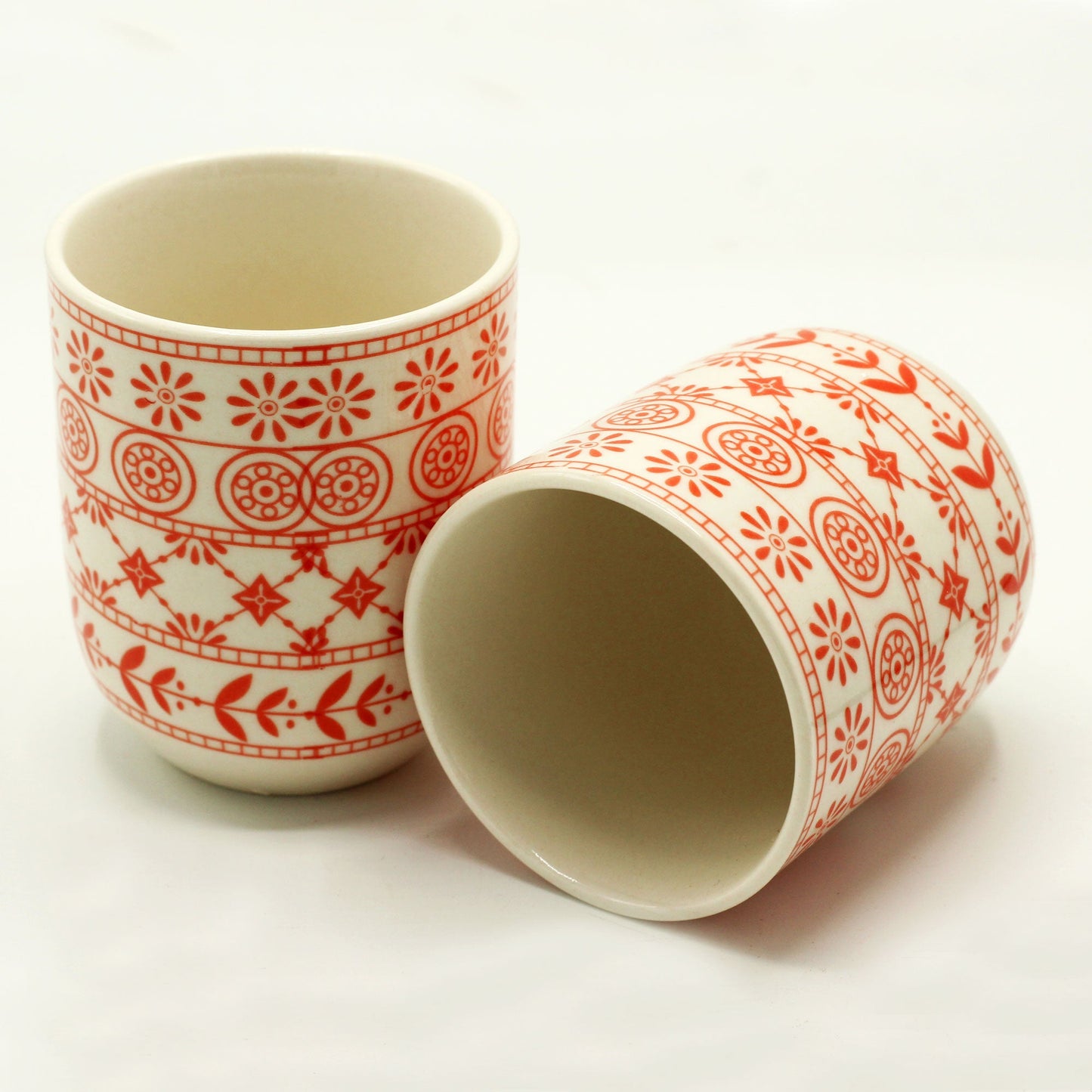 Set of 6 Herbal Tea Cups - Amber