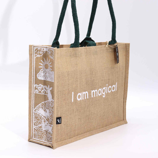 Hop Hare Jute Big Bag - I am Magical