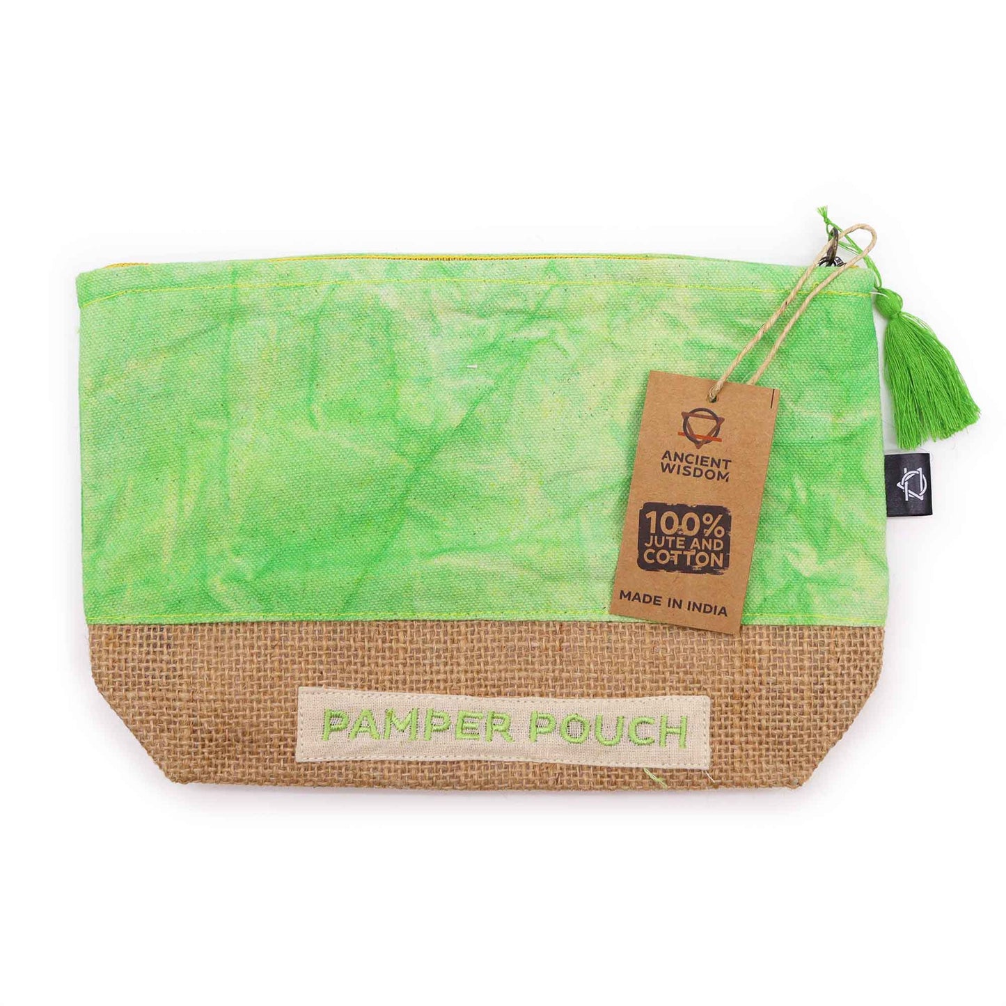 Mother Earth Green Stonewash Pamper Pouch