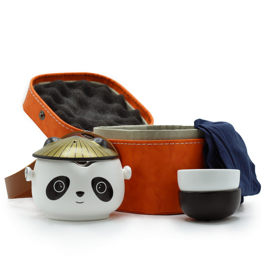 Kung Fu Panda Teapot, Cups & Travel Case