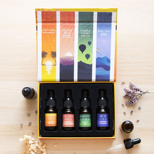 The Happy Collection Blended Essential Oil Set