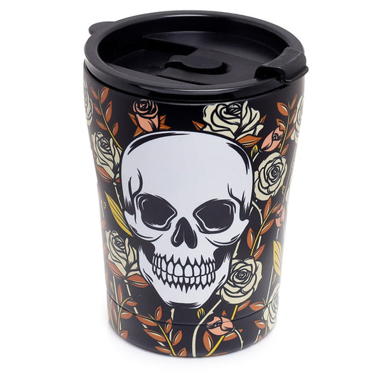 Skulls & Roses Reusable Stainless Steel Insulated Food & Drinks Cup 300ml