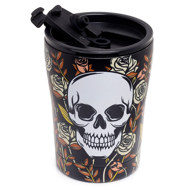 Skulls & Roses Reusable Stainless Steel Insulated Food & Drinks Cup 300ml