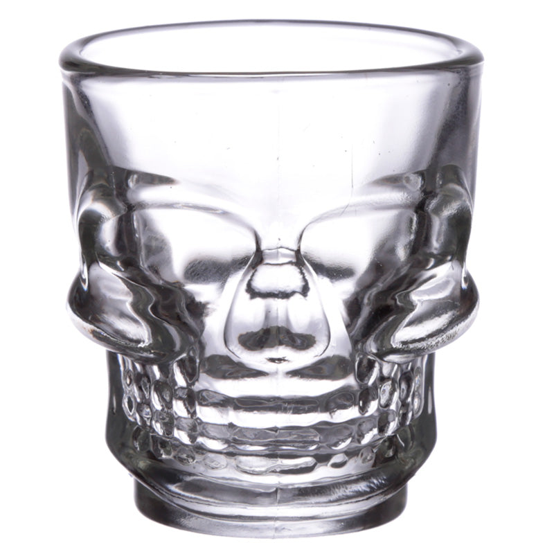 Skull Glass Shot Glass Set of 2