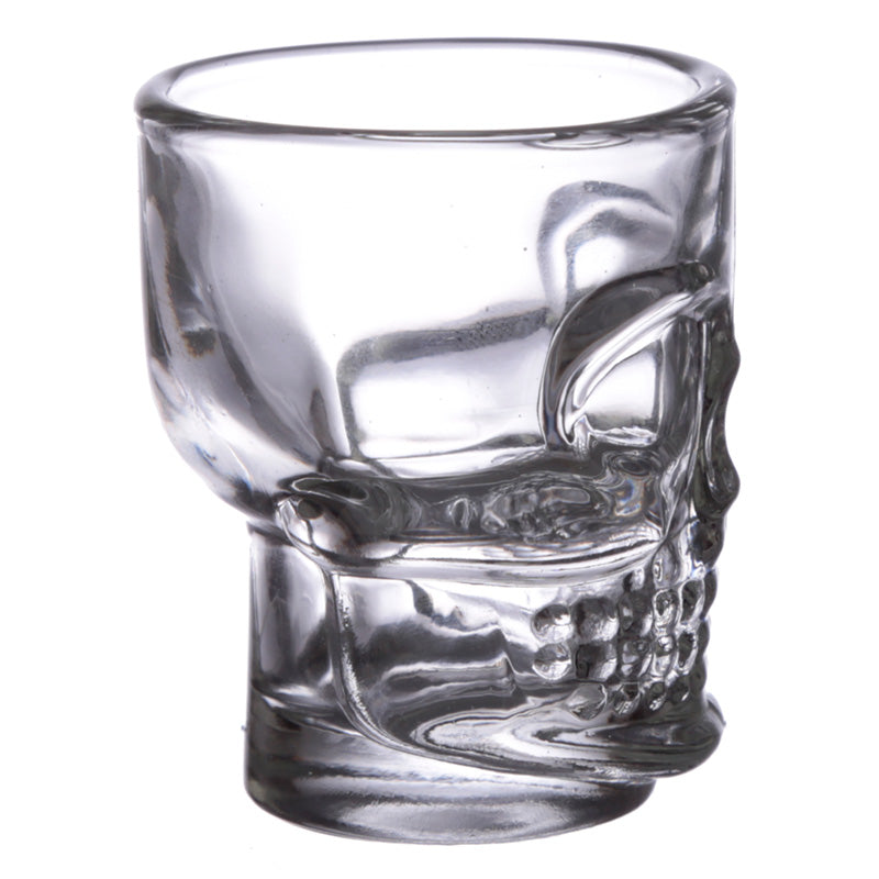 Skull Glass Shot Glass Set of 2