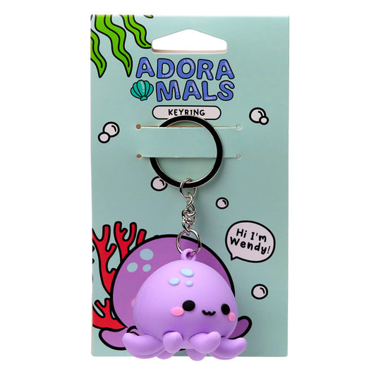 Adoramals - Wendy the Octopus 3D PVC Keyring