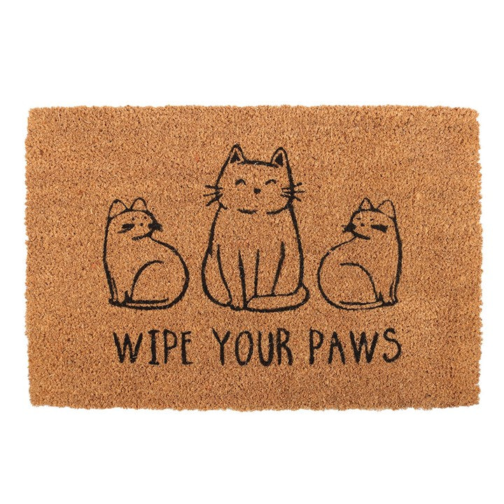 Natural Wipe Your Paws Cat Doormat