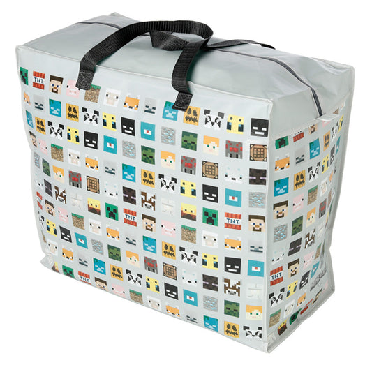 Minecraft Faces Laundry & Storage Bag