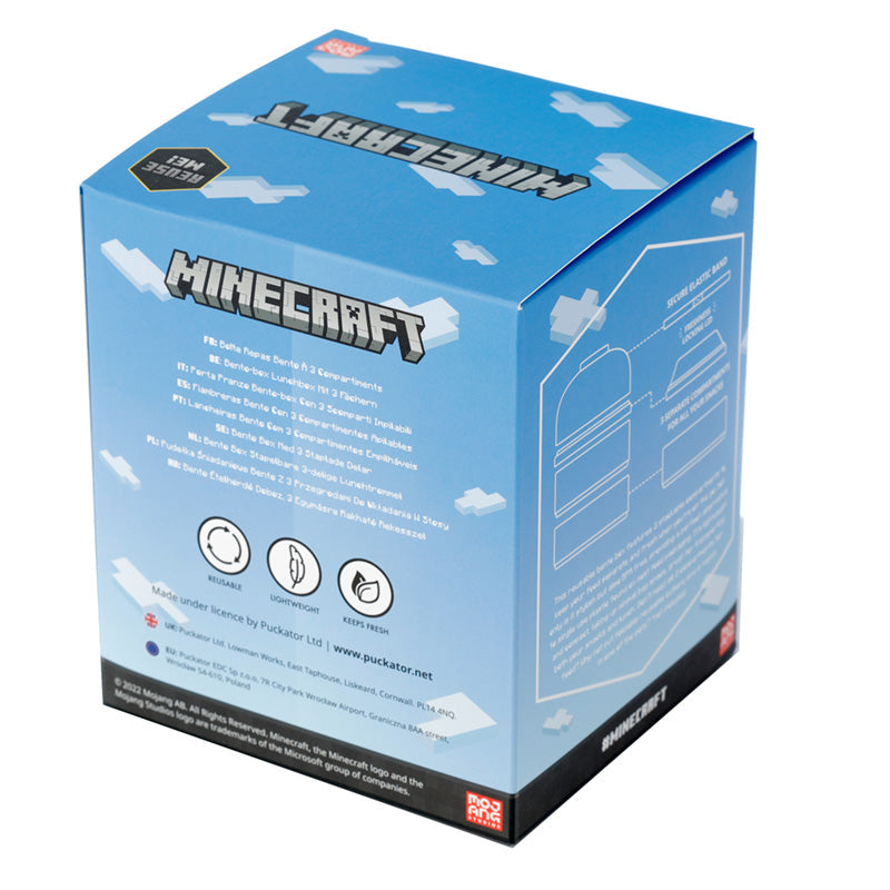 Minecraft Creeper Round Stacking Bento Lunch Box