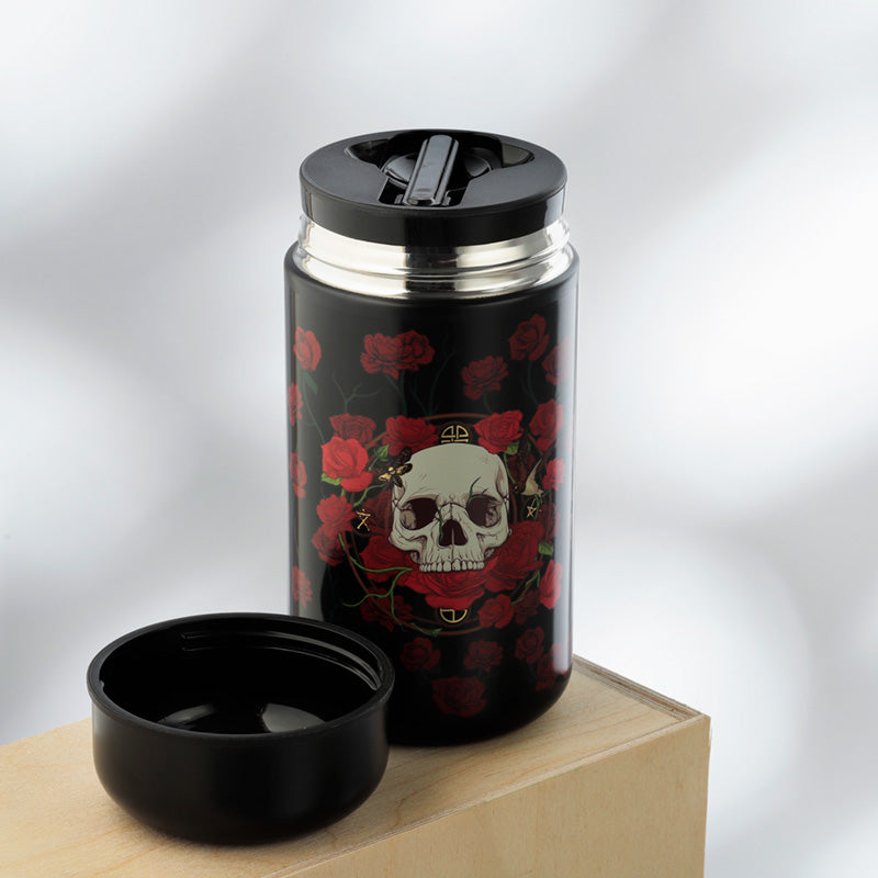 Skulls & Roses Stainless Steel Insulated Lunch Pot 500ml