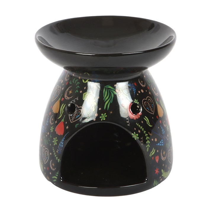 Midnight Bloom Print Oil Burner