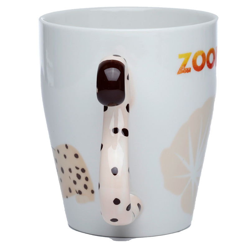 Zooniverse - Cheetah Ceramic Tail Shaped Handle Mug