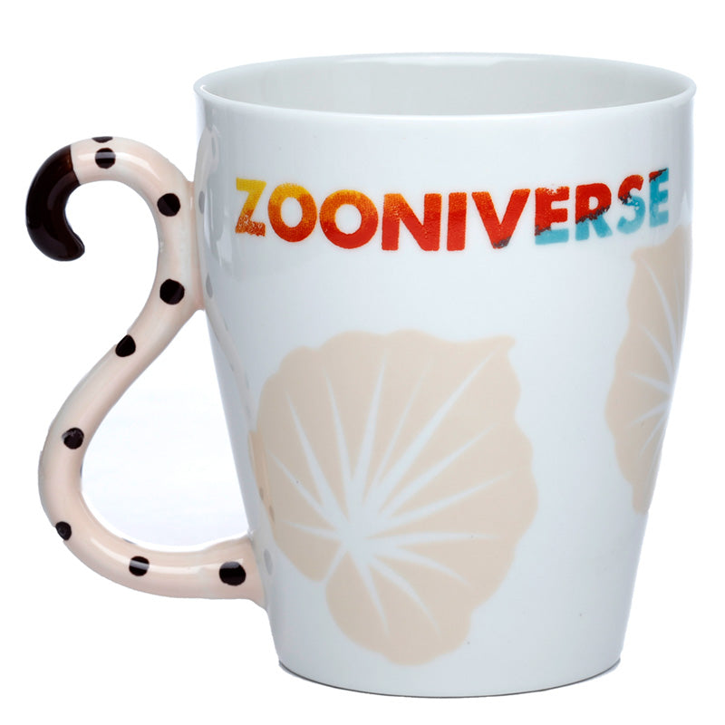Zooniverse - Cheetah Ceramic Tail Shaped Handle Mug