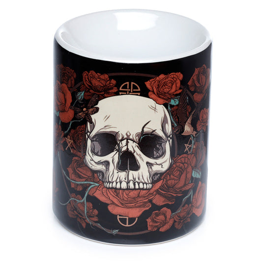 Skulls & Roses Ceramic Oil Burner