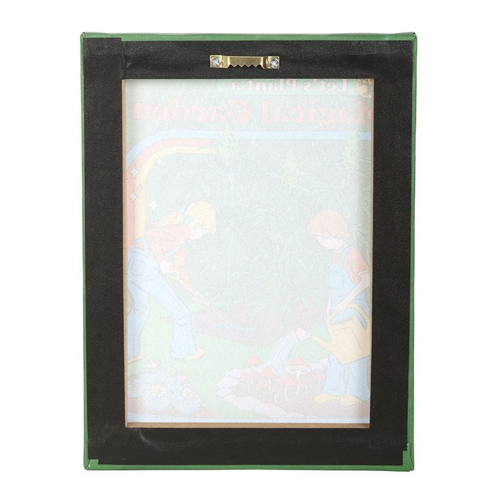 19x25cm Magical Garden Canvas Plaque by Steven Rhodes