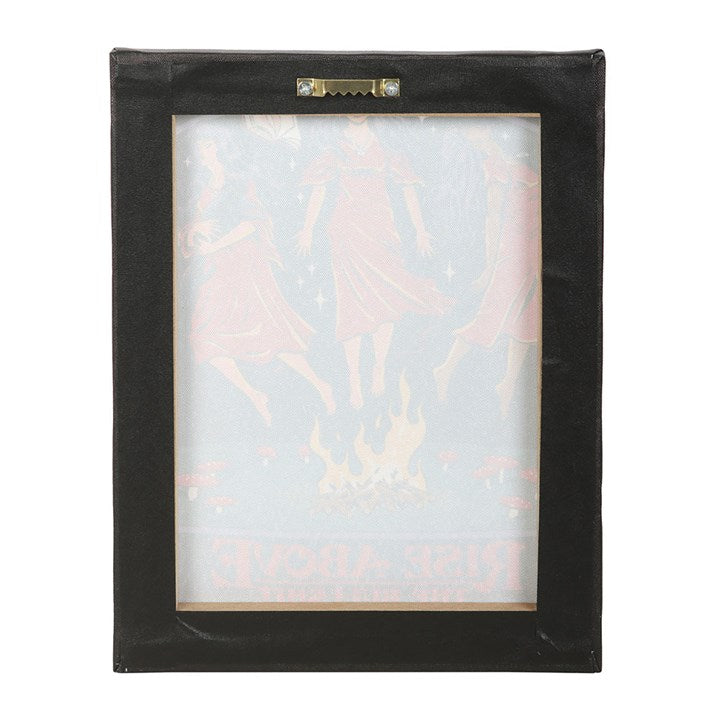 19x25cm Rise Above the Bullshit Canvas Plaque by Steven Rhodes