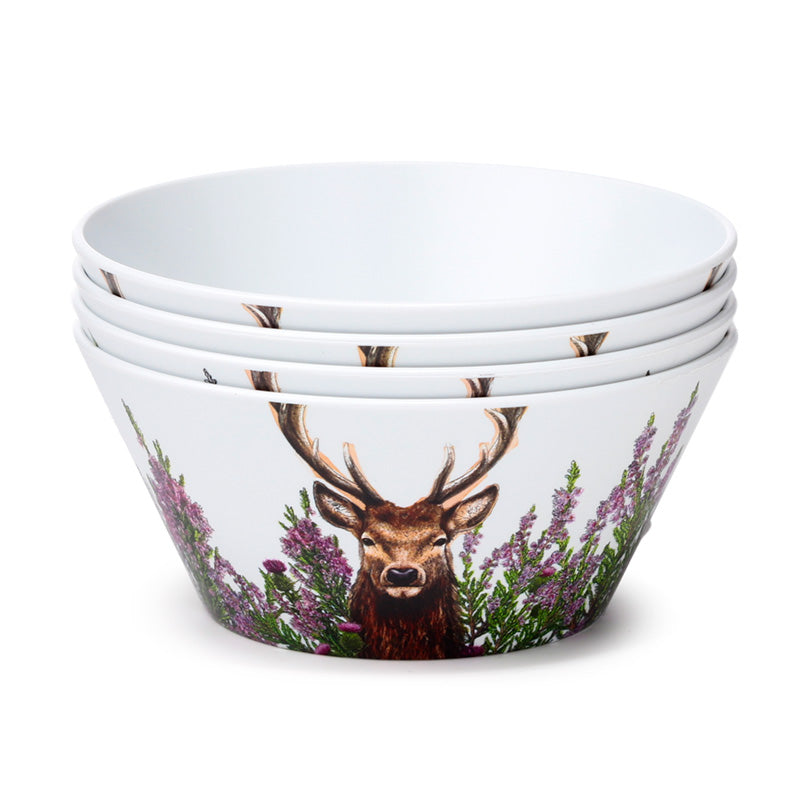 Wild Stag Recycled RPET Set of 4 Picnic Bowls