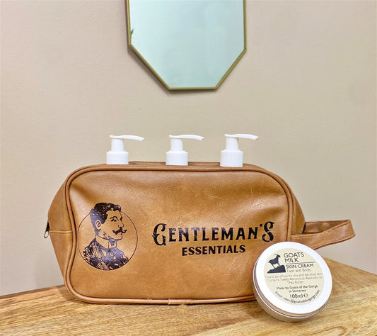 Gentlemans Toiletry Bag with Carrying Loop