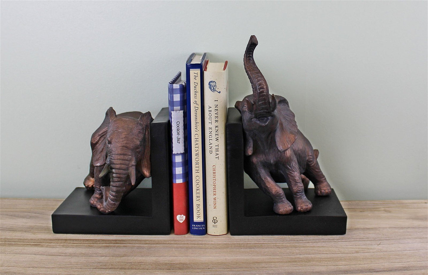 Decorative Bookends, Elephant Design