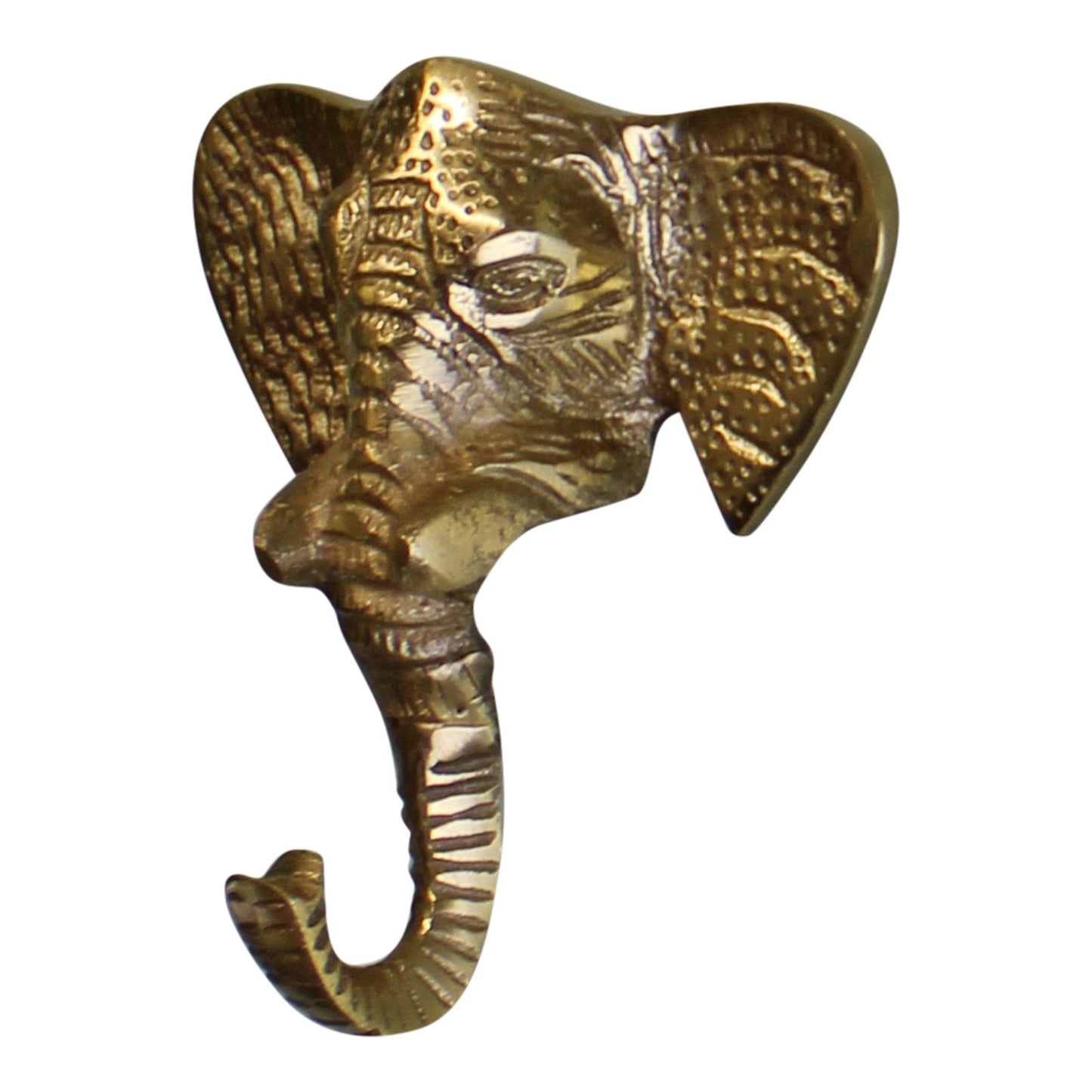 Small Metal Elephant, Single Coat Hook