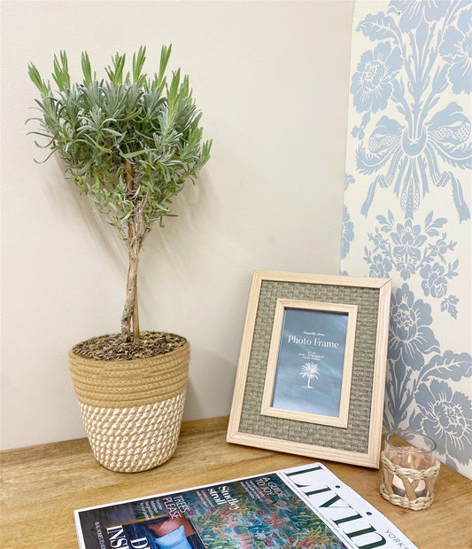 Rattan Effect 4" x 6" Photo Frame