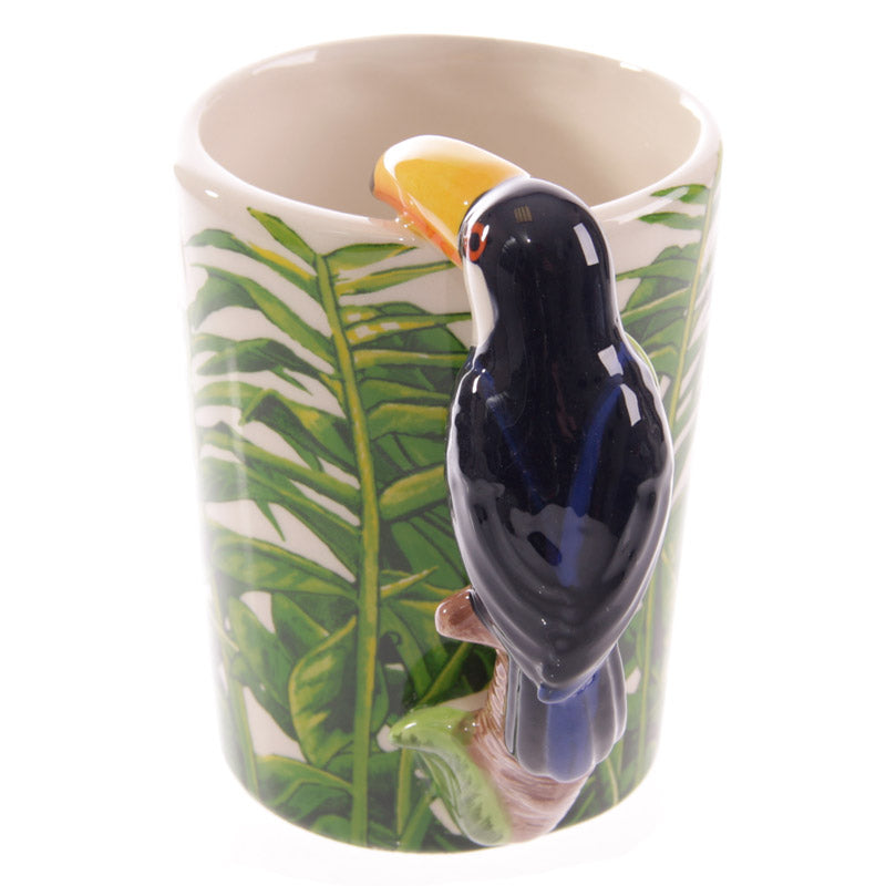 Toucan Party Ceramic Shaped Handle Mug 400ml