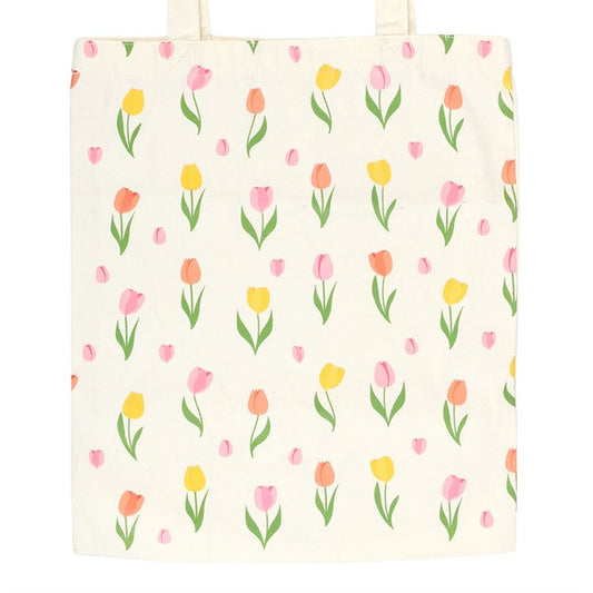 Tulip Print Tote Bag