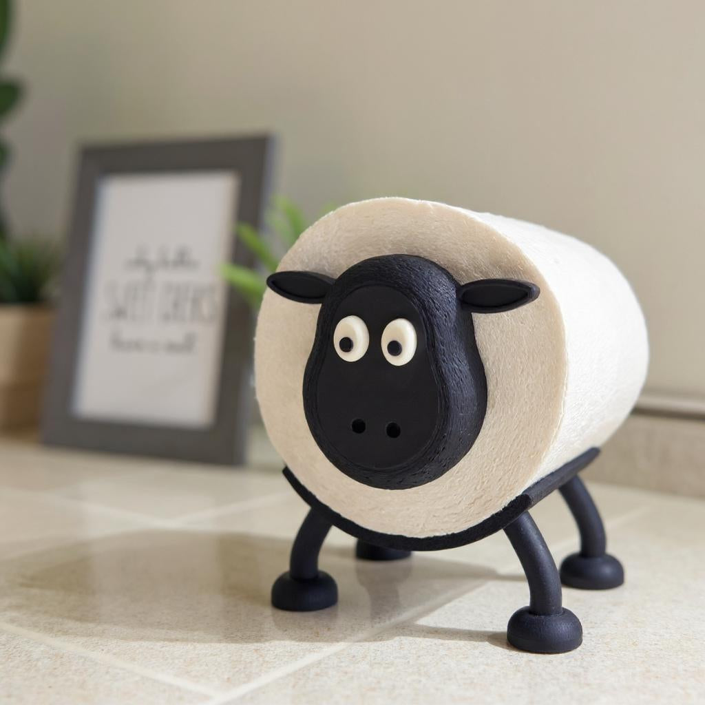3D Printed Sheep Toilet Roll Holder