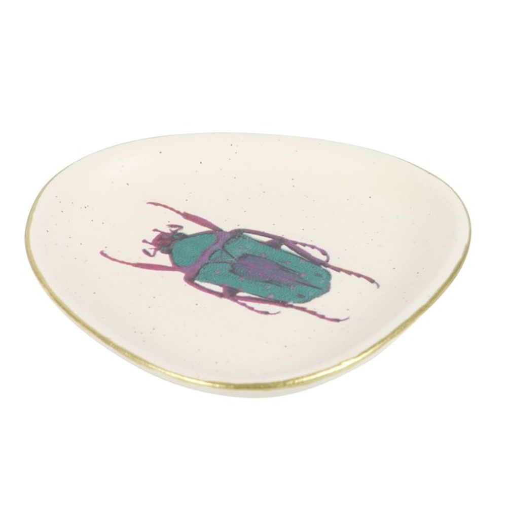 Off White Beetle Trinket Dish