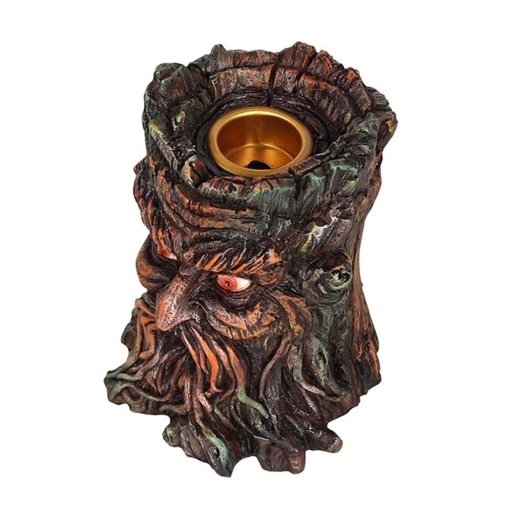 Small Green Man Backflow Incense Burner